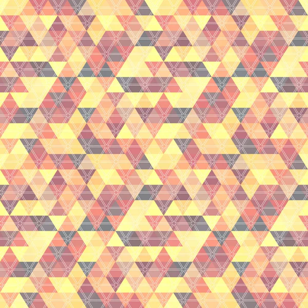 Modèle géométrique avec triangles — Image vectorielle