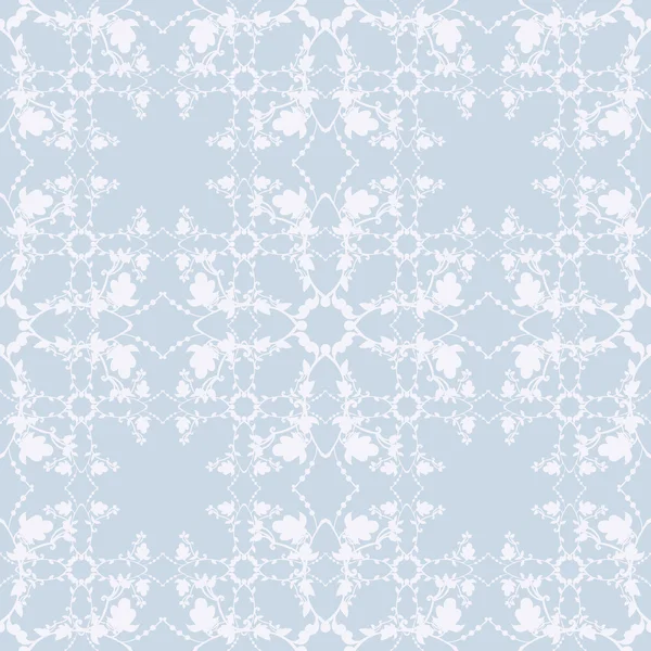 Fond floral bleu neutre — Image vectorielle