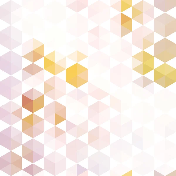 Retro patroon van geometrische zeshoek shapes — Stockvector