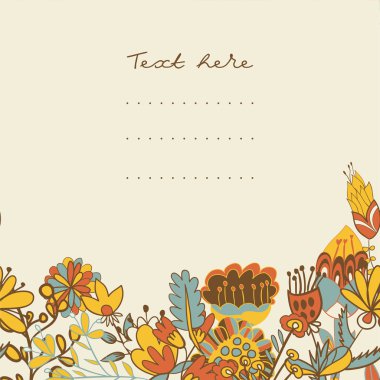 soyut çiçek ile sınır