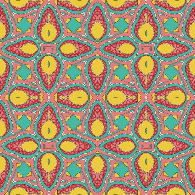 Soyut, pürüzsüz el çizimi desen.