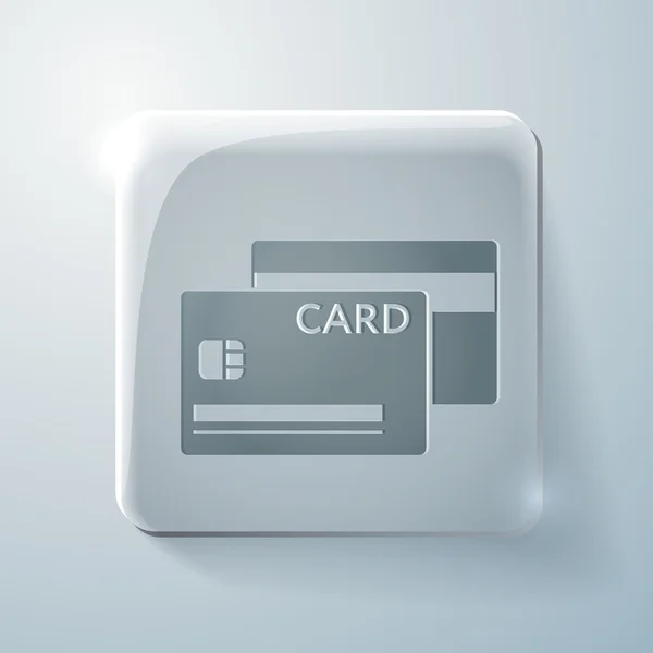 Kreditkartenzeichen — Stockvektor