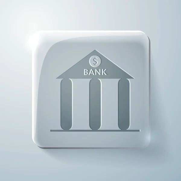 Szyld na budynku banku — Wektor stockowy
