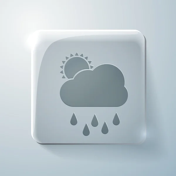 Cloud rain sign — Stock Vector