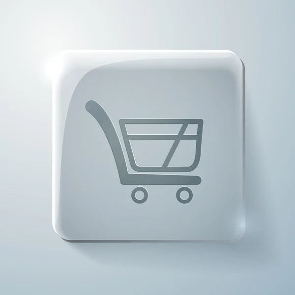 Alışveriş arabası çevrimiçi işareti — Stok Vektör