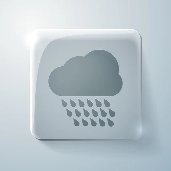 Cloud rain sign — Stock Vector