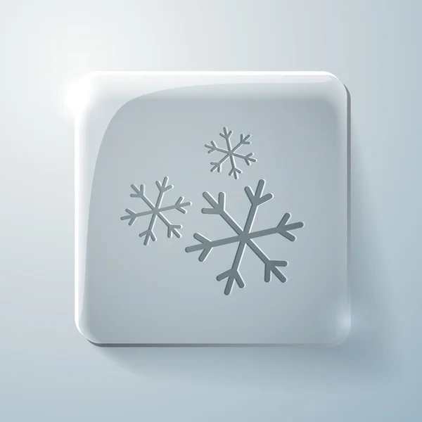 Signo de copo de nieve — Vector de stock