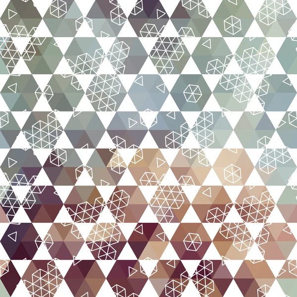 Retro-Muster geometrischer Formen — Stockvektor