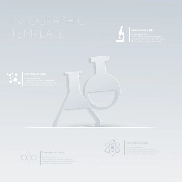 Leuchtmittel. Vorlage Grafik oder Website-Layout — Stockvektor