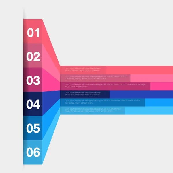 Infografía. Diseño número banners plantilla gráfico o diseño del sitio web — Archivo Imágenes Vectoriales