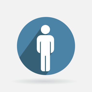 Simge bir adamın silueti