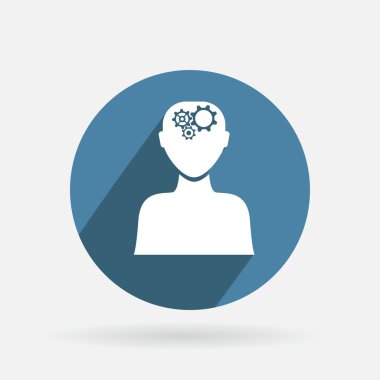 İnsan düşünüyor, kafasındaki dişliler