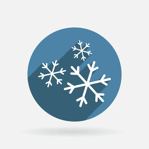 Signo de copo de nieve — Vector de stock