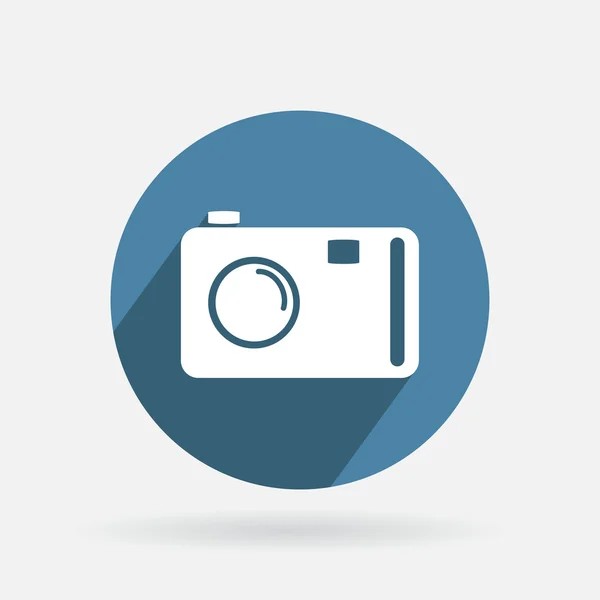 Icon of photo camera — Stock Vector