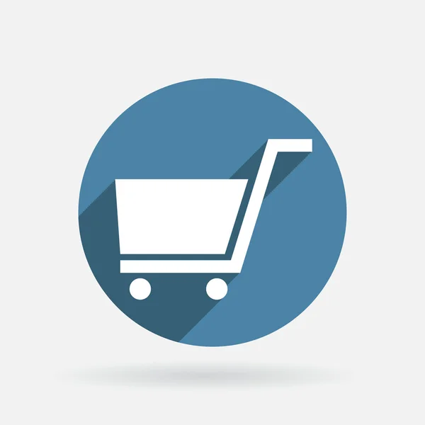 Kundvagn webbutik, webbutik. korg shopping — Stock vektor