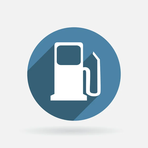 Benzin istasyonu simgesi — Stok Vektör