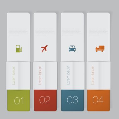 Infographic. Tasarım numara Banner şablon grafik veya Web sitesi düzeni