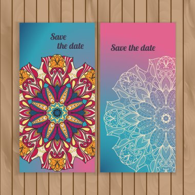 Daire dantel süs çizilmiş kartı