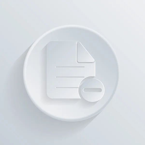 Page de l'icône du document — Image vectorielle