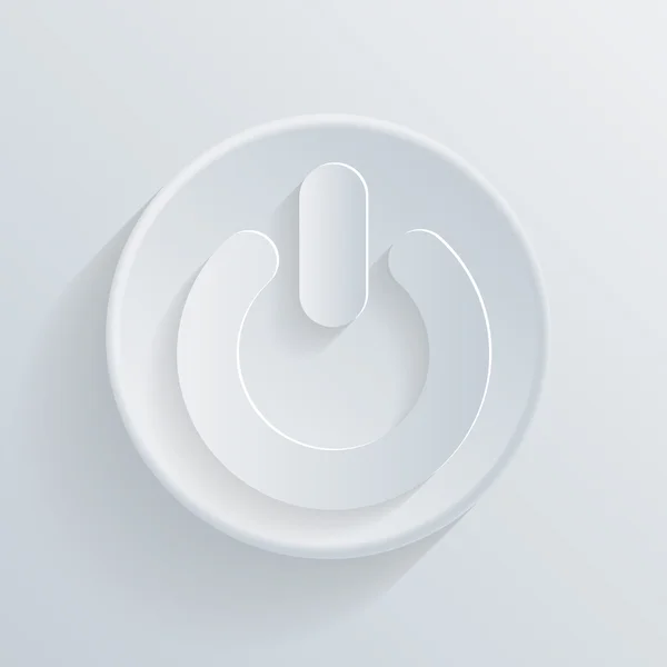 Icône Power sign — Image vectorielle