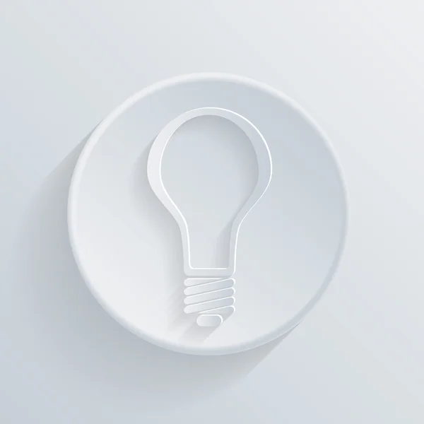 Lightbulb icon — Stock Vector