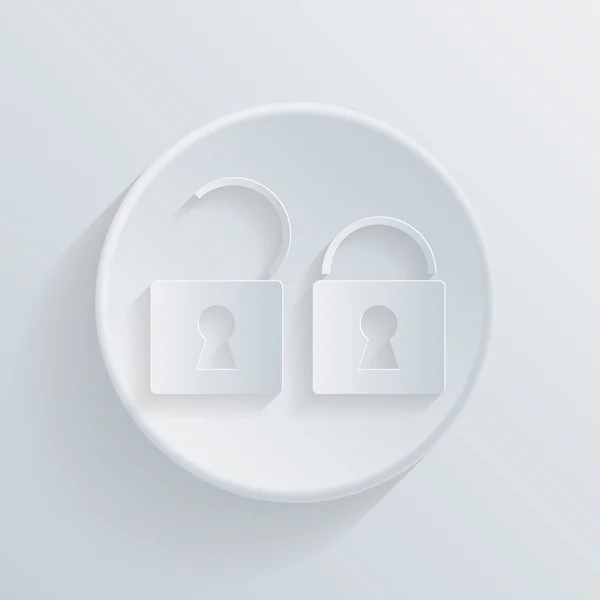 Padlock icon — Stock Vector