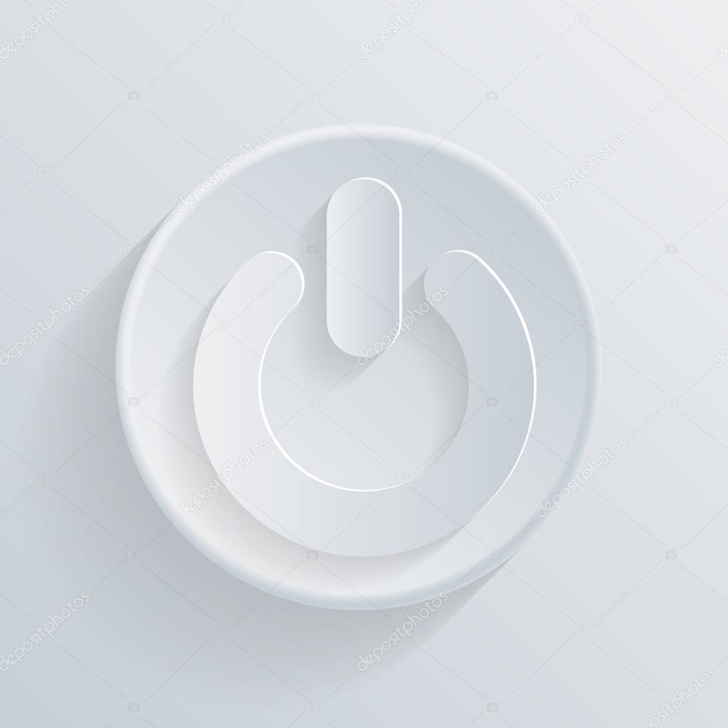 Power sign icon
