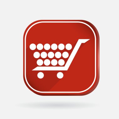 kare simgesi, sepeti online mağaza