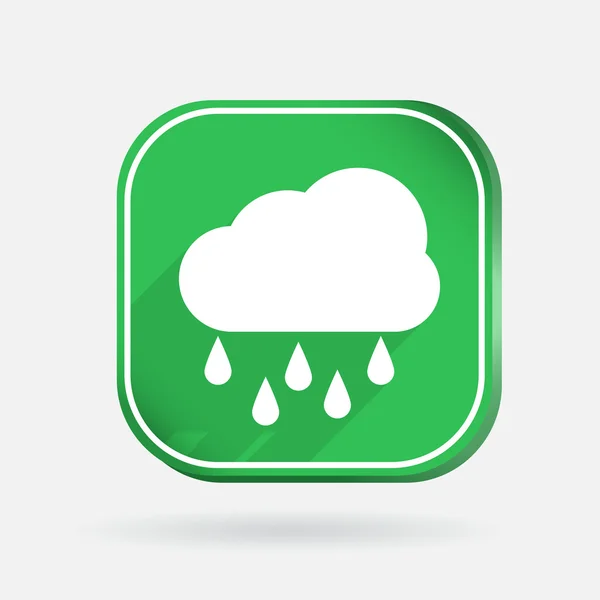 Icône pluie nuage — Image vectorielle