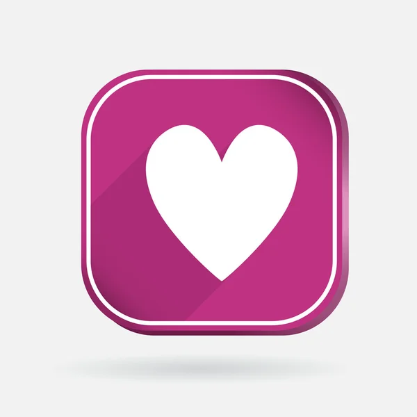 Heart icon — Stock Vector