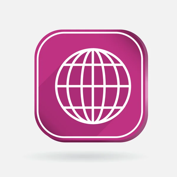 Globe symbool — Stockvector