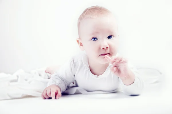 Portrait of little cute girl — Stock Photo, Image