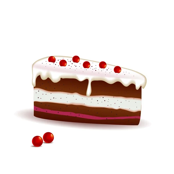Pièce de gâteau — Image vectorielle