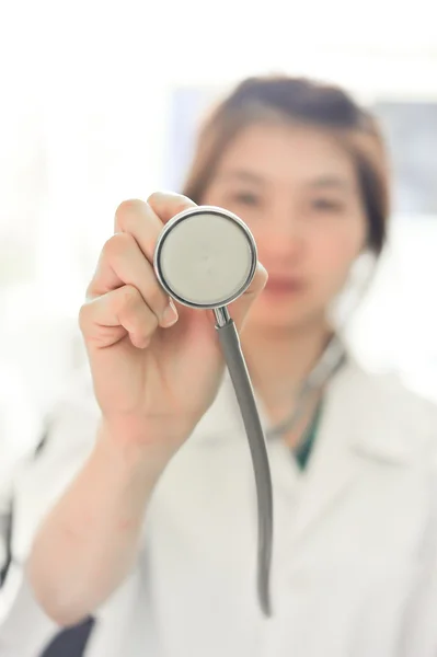 Macro-shoot van medische persoon voor ziektekostenverzekering — Stockfoto