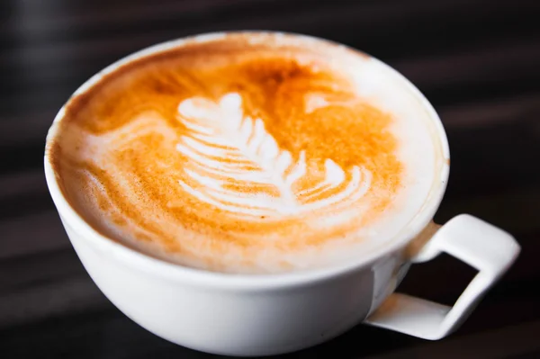 Latte taidekahvi — kuvapankkivalokuva