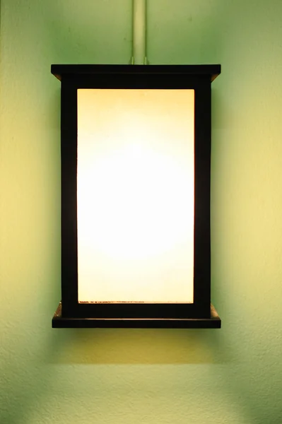 Boîte à lumière sur le mur — Photo