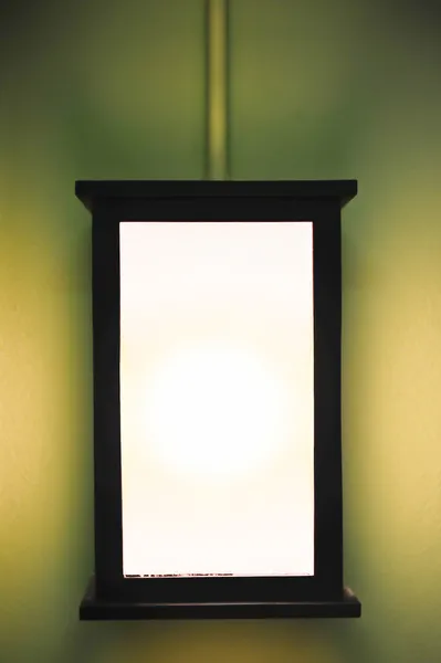Light box on wall — Stock Photo, Image