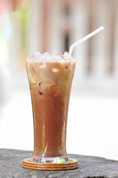 Iced coffe on the table — Stock Photo, Image