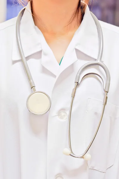 Doctor and stethoscope — Stock Photo, Image