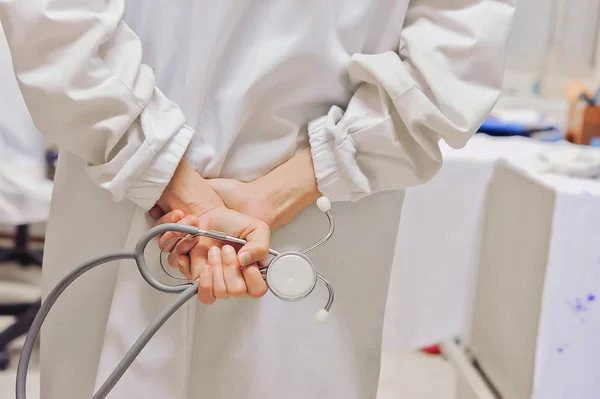 Doctor and stethoscope — Stock Photo, Image