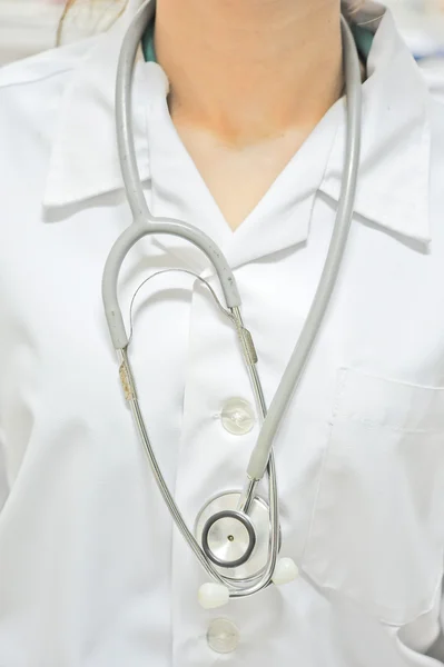 Doctor and stethoscope — Stock Photo, Image