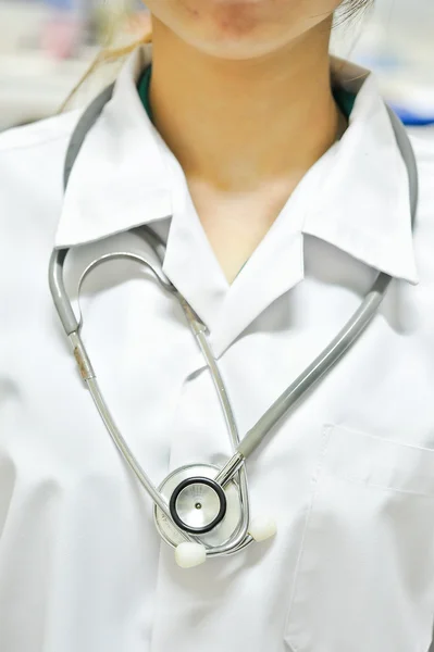 Doctor and stethoscope — Stock Photo, Image