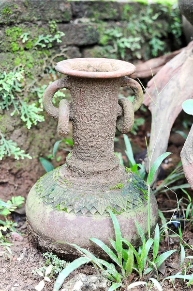 Ancient thai jugs — Stock Photo, Image