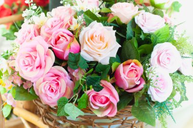 Yapay çiçek buket düzenleme ev dekorasyon için 