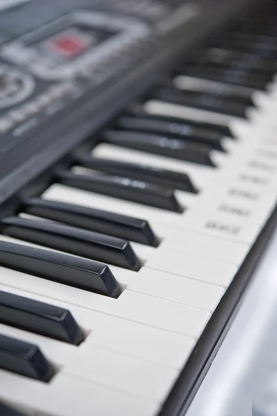 Piano keys closeup — Stock Photo, Image