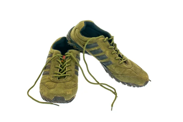 Zapatillas de running sobre fondo blanco —  Fotos de Stock