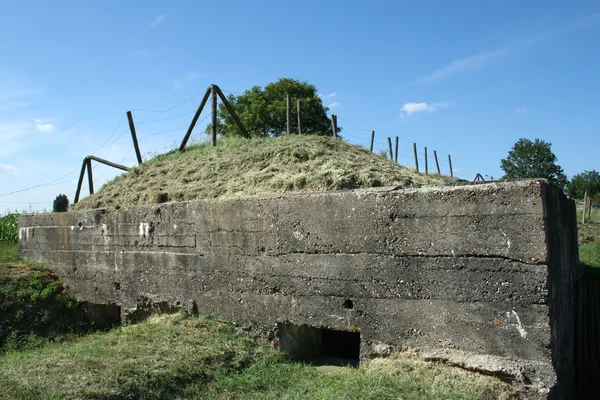 WW1 komandosów niemiecki bunkier — Zdjęcie stockowe