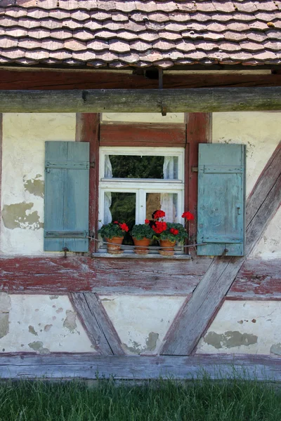 Window of half tmbered house 5288 — Stock Photo, Image