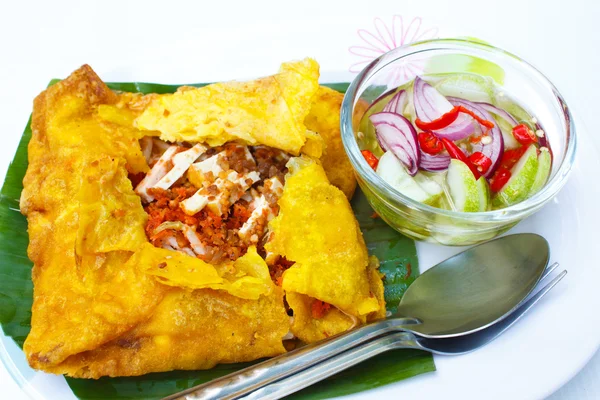 Tortilla crujiente relleno vietnamita . —  Fotos de Stock