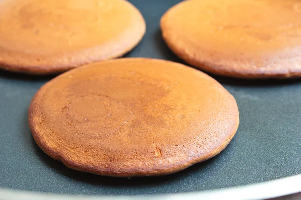 Schokoladenpfannkuchen. — Stockfoto